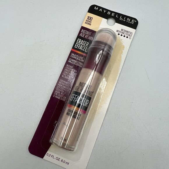 Maybelline Instant Age Rewind Eraser 100 Ivory Concealer 0.2 oz - Picture 1 of 2